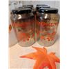 Image 4 : Autumn Leaf Decor Lot: Bowl Set, Glassware, Napkins