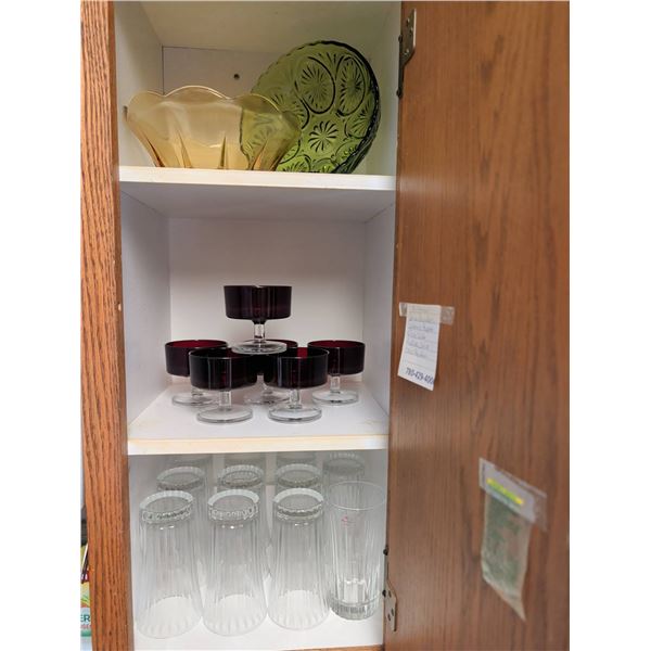 Glassware Lot: Bowls, Tumblers, and Dessert Glasses