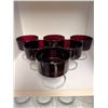 Image 2 : Glassware Lot: Bowls, Tumblers, and Dessert Glasses
