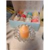 Image 6 : Large Assorted Candle Collection With Candle Snuffer and Crystal Shakers