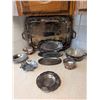 Image 2 : Silver Plate Serving Trays, Bowls, and Dishes (Burney, Sheffield, Crown)