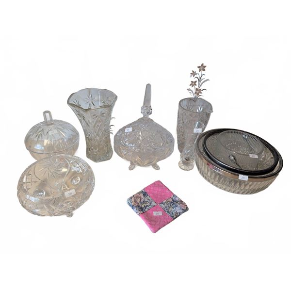 Heavy Lead Crystal Tableware Candy Dishes & More