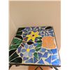 Image 12 : Garden Decor Lot with Wrought Iron Mosaic Stand and Gardening Books