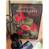 Image 8 : Garden Decor Lot with Wrought Iron Mosaic Stand and Gardening Books