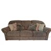 Image 1 : Three-Seater Reclining Sofa with Assorted Cushions