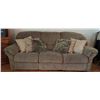 Image 2 : Three-Seater Reclining Sofa with Assorted Cushions