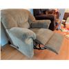 Image 4 : Beige Microfiber Recliner Armchair