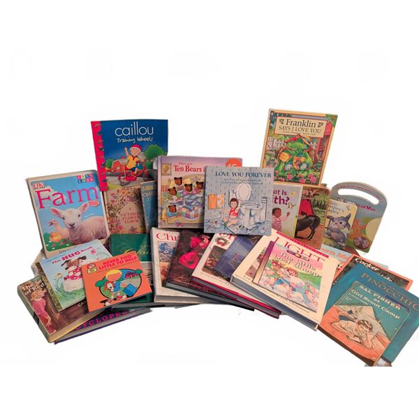 Children’s Hardcover and Softcover Book Lot—Assorted Titles