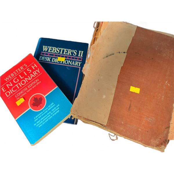 Three Webster's English Dictionaries Including 1911 Unabridged