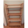Image 2 : Four Shelf Bookcase / Shelf - Light Finish