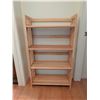 Image 3 : Four Shelf Bookcase / Shelf - Light Finish