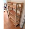 Image 4 : Four Shelf Bookcase / Shelf - Light Finish