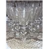 Image 2 : 24 Cut Crystal Stemware Glasses with Etched Pattern