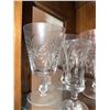 Image 5 : Cut Glass Stemware Assortment, Floral and Geometric Patterns, Set of 15