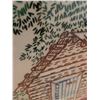 Image 3 : Framed Cabin Cross-Stitch and Framed Landscape Print