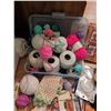 Image 10 : Large Assortment of Yarn, Needles, and Craft Supplies