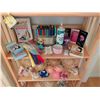 Image 10 : Large Assortment of Craft Supplies, Decorations and Books, Shelf Not Included