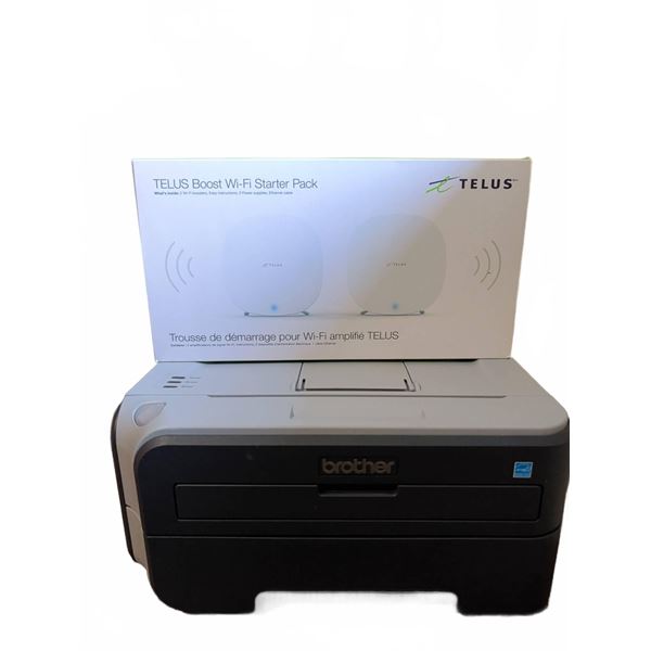 TELUS Boost Wi-Fi Starter Pack and Brother HL-L2340D Printer