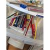 Image 10 : Massive Craft Supplies Lot with Storage Drawers