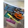 Image 12 : Massive Craft Supplies Lot with Storage Drawers