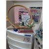 Image 4 : Massive Craft Supplies Lot with Storage Drawers