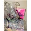 Image 11 : Kitchen Collection - New Mason Jars Lemonade Set Crystal Platters EP Flatware