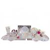 Image 1 : Glass and Crystal Tableware Lot with Silver Trays & More