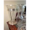 Image 4 : Glass and Crystal Tableware Lot with Silver Trays & More