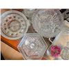 Image 5 : Glass and Crystal Tableware Lot with Silver Trays & More