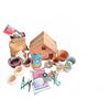 Image 1 : Garden Supplies Lot With Pots, Tools, Seeds, And Planter