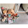 Image 2 : Garden Supplies Lot With Pots, Tools, Seeds, And Planter