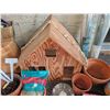 Image 4 : Garden Supplies Lot With Pots, Tools, Seeds, And Planter