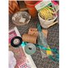 Image 7 : Garden Supplies Lot With Pots, Tools, Seeds, And Planter