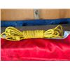 Image 6 : Coleman Red Lantern With Canadian Flag and Yellow Rope