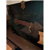 Image 5 : Union Trunk & Luggage Co. Blue Metal Trunk with Brass Hardware