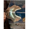 Image 6 : Union Trunk & Luggage Co. Blue Metal Trunk with Brass Hardware