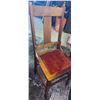 Image 6 : Wooden Dining Table with Five Assorted Chairs