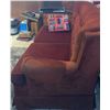 Image 6 : Two-Seater Red Tufted Upholstered Loveseat Sofa