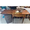 Image 1 : Singer Model 401A Sewing Machine with Cabinet and Drawers