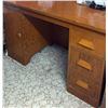 Image 2 : Wood Desk With Three Drawers And Cabinet