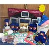 Image 1 : Lot: Yarn, Silver Plated Frame Set, Craft Supplies