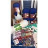 Image 3 : Lot: Yarn, Silver Plated Frame Set, Craft Supplies