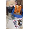 Image 1 : Craft and Hobby Lot With Canvas, Magazines, Ceramics Book