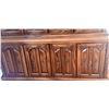 Image 2 : Solid Wood China Cabinet With Glass Doors and Ornate Detailing