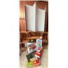 Image 2 : Craft and Game Lot With Folding Screen and Wooden Racks