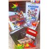 Image 5 : Craft and Game Lot With Folding Screen and Wooden Racks