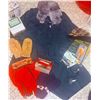 Image 1 : Winter Clothing and Gear Lot Including Coveralls, Hats, and Accessories