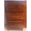 Image 1 : Five-Drawer Brown Wooden Dresser