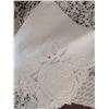 Image 7 : Antique Linens, Doilies, and E.W. Nelson Camrose Wood Box