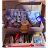 Image 1 : Old Pal Woodstream Tackle Box With Lures, Baits, and 4 Fishing Reels